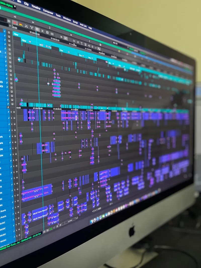 A feature film's sound mix in Pro Tools