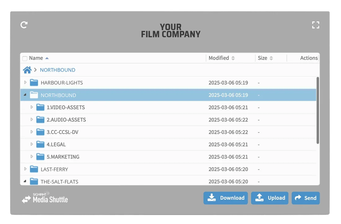Library portal with a title selected